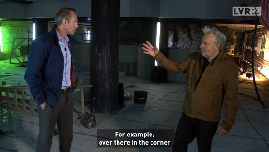 Dr. Thomas Otten und Prof. Sebastian Ristow | Screenshot Imagefilm  ©LVR2023