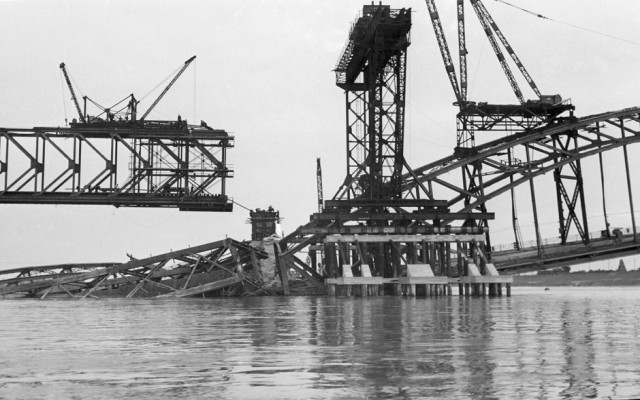 Wiederaufbau der Hammer Eisenbahnbrücke