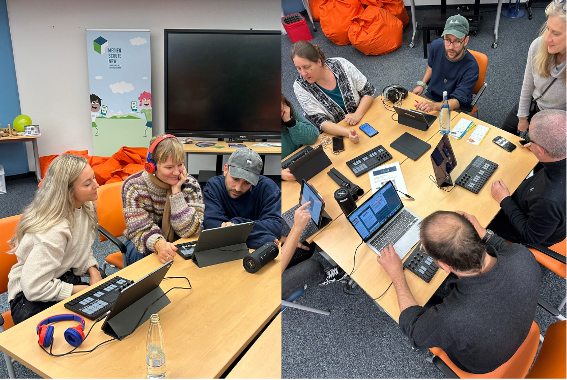 Impressionen aus dem Workshop Tonfabrik