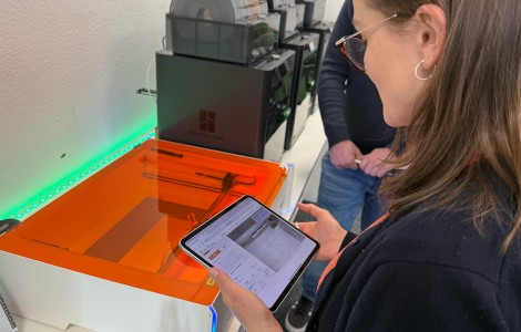 Impression aus der Herstellung eines Prototypen