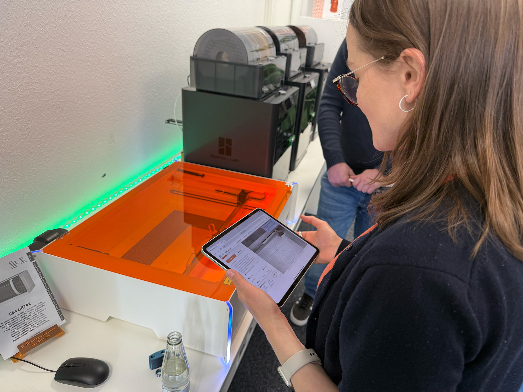 Lasern des ersten Prototypen