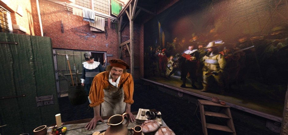 Rembrand in seinem Atelier