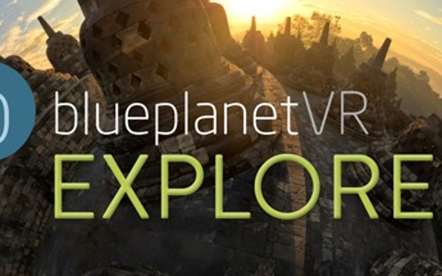 Schriftzug BluePlanet VR Explore