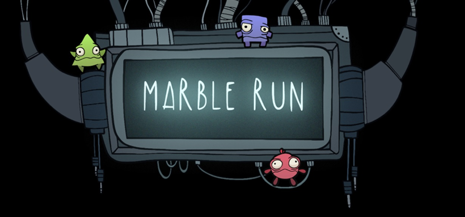 Screenshot Webseite Marble Run