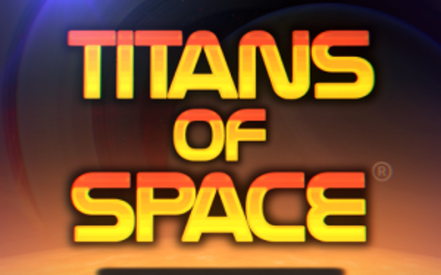 Schriftzug Titans of Space