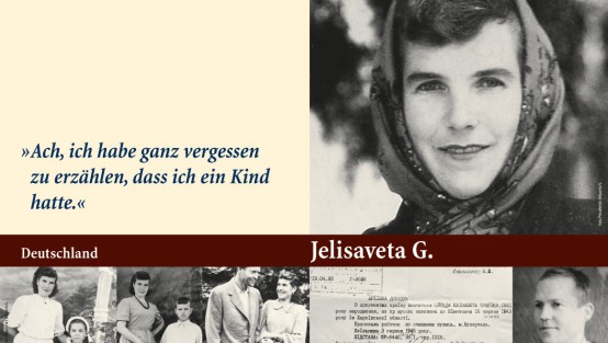 Screenshot aus dem Webauftritt 'Riss durchs Leben' mit alten Schwarzweiss-Fotos