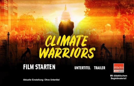 Schriftzug " Climate Warriors"