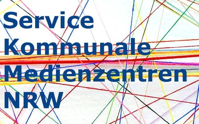 Schriftzug "Service Kommunale Medienzentren NRW"